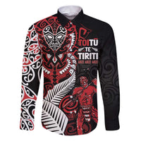 Aotearoa Toitu Te Tiriti Family Matching Puletasi and Hawaiian Shirt Whakairo Wheku