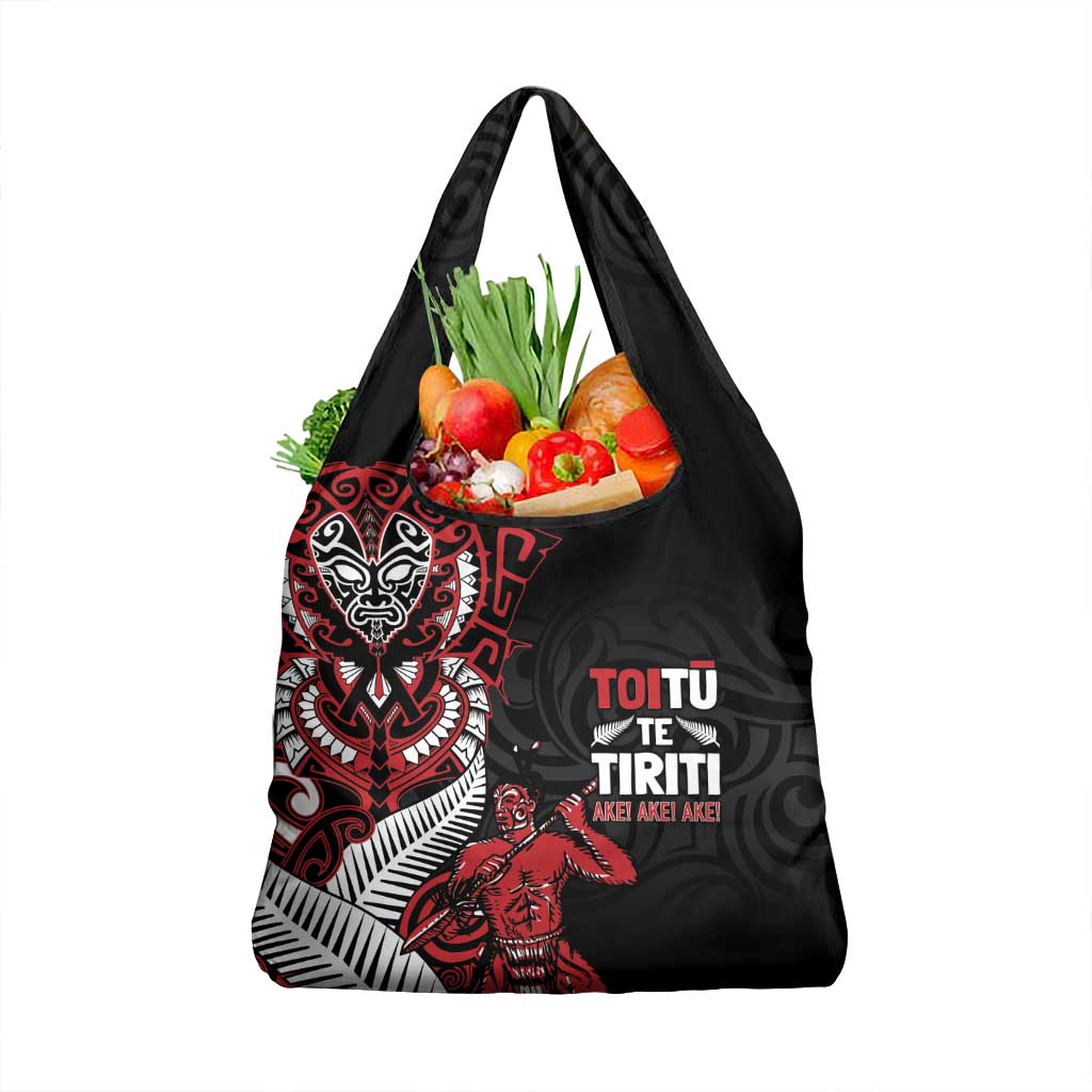 Aotearoa Toitu Te Tiriti Grocery Bag Whakairo Wheku