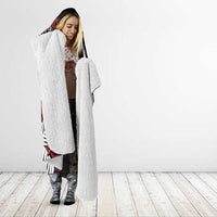 Aotearoa Toitu Te Tiriti Hooded Blanket Whakairo Wheku LT7 - Polynesian Pride