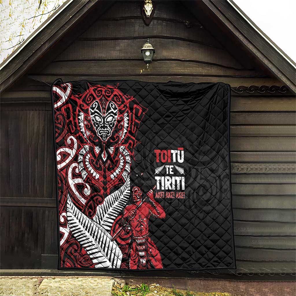 Aotearoa Toitu Te Tiriti Quilt Whakairo Wheku