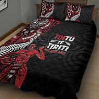Aotearoa Toitu Te Tiriti Quilt Bed Set Whakairo Wheku LT7 - Polynesian Pride