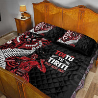 Aotearoa Toitu Te Tiriti Quilt Bed Set Whakairo Wheku LT7 - Polynesian Pride