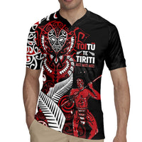 Aotearoa Toitu Te Tiriti Rugby Jersey Whakairo Wheku LT7 - Polynesian Pride