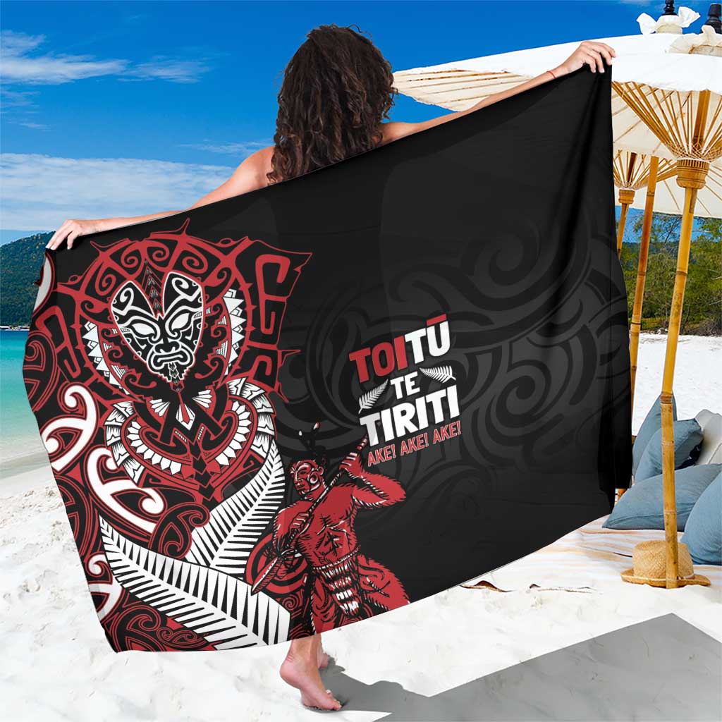 Aotearoa Toitu Te Tiriti Sarong Whakairo Wheku