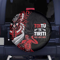 Aotearoa Toitu Te Tiriti Spare Tire Cover Whakairo Wheku LT7 - Polynesian Pride