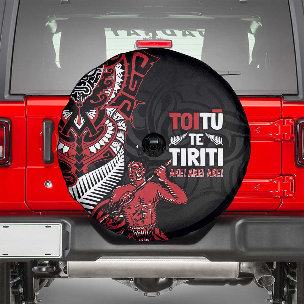 Aotearoa Toitu Te Tiriti Spare Tire Cover Whakairo Wheku LT7 - Polynesian Pride