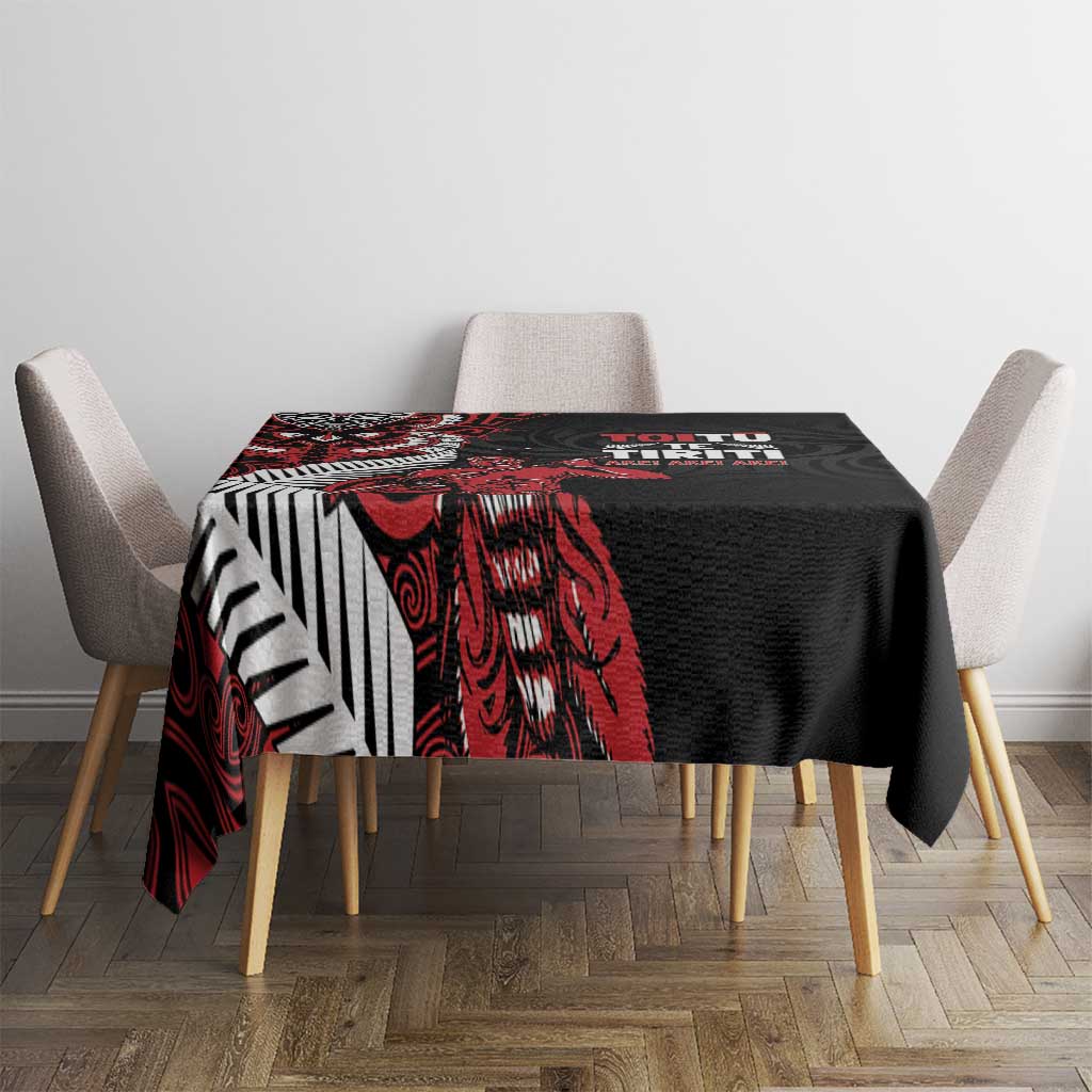Aotearoa Toitu Te Tiriti Tablecloth Whakairo Wheku LT7 - Polynesian Pride