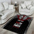 Aotearoa Maori Personalized Area Rug Toitu Te Tiriti Ake! Ake! Ake!