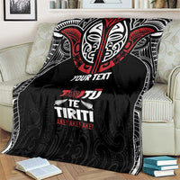 Aotearoa Maori Personalized Blanket Toitu Te Tiriti Ake! Ake! Ake! LT7 - Polynesian Pride