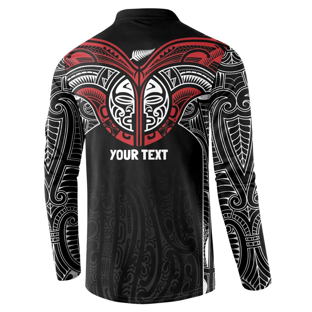 Aotearoa Maori Personalized Button Sweatshirt Toitu Te Tiriti Ake! Ake! Ake! LT7 - Polynesian Pride