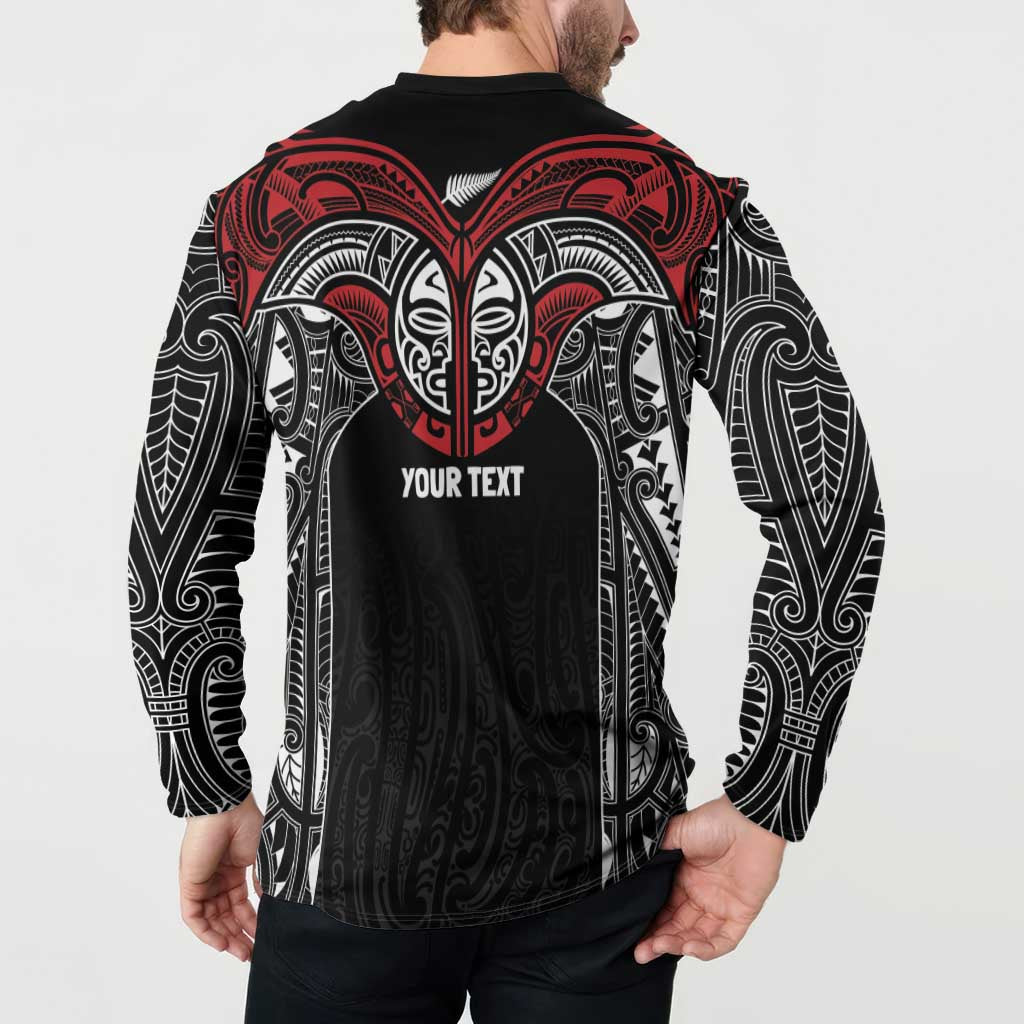 Aotearoa Maori Personalized Button Sweatshirt Toitu Te Tiriti Ake! Ake! Ake! LT7 - Polynesian Pride