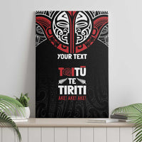 Aotearoa Maori Personalized Canvas Wall Art Toitu Te Tiriti Ake! Ake! Ake! LT7 - Polynesian Pride