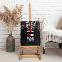 Aotearoa Maori Personalized Canvas Wall Art Toitu Te Tiriti Ake! Ake! Ake! LT7 - Polynesian Pride