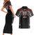 Aotearoa Maori Personalized Couples Matching Short Sleeve Bodycon Dress and Hawaiian Shirt Toitu Te Tiriti Ake! Ake! Ake!