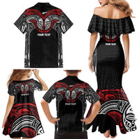 Aotearoa Maori Personalized Family Matching Mermaid Dress and Hawaiian Shirt Toitu Te Tiriti Ake! Ake! Ake!