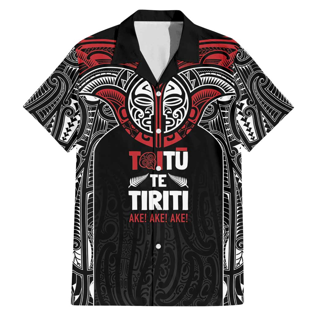 Aotearoa Maori Personalized Family Matching Mermaid Dress and Hawaiian Shirt Toitu Te Tiriti Ake! Ake! Ake!