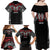 Aotearoa Maori Personalized Family Matching Off Shoulder Maxi Dress and Hawaiian Shirt Toitu Te Tiriti Ake! Ake! Ake!