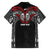 Aotearoa Maori Personalized Family Matching Off Shoulder Short Dress and Hawaiian Shirt Toitu Te Tiriti Ake! Ake! Ake!