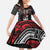 Aotearoa Maori Personalized Family Matching Short Sleeve Bodycon Dress and Hawaiian Shirt Toitu Te Tiriti Ake! Ake! Ake!