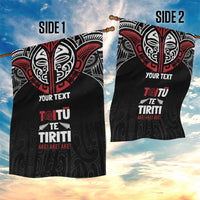 Aotearoa Maori Personalized Garden Flag Toitu Te Tiriti Ake! Ake! Ake! LT7 - Polynesian Pride
