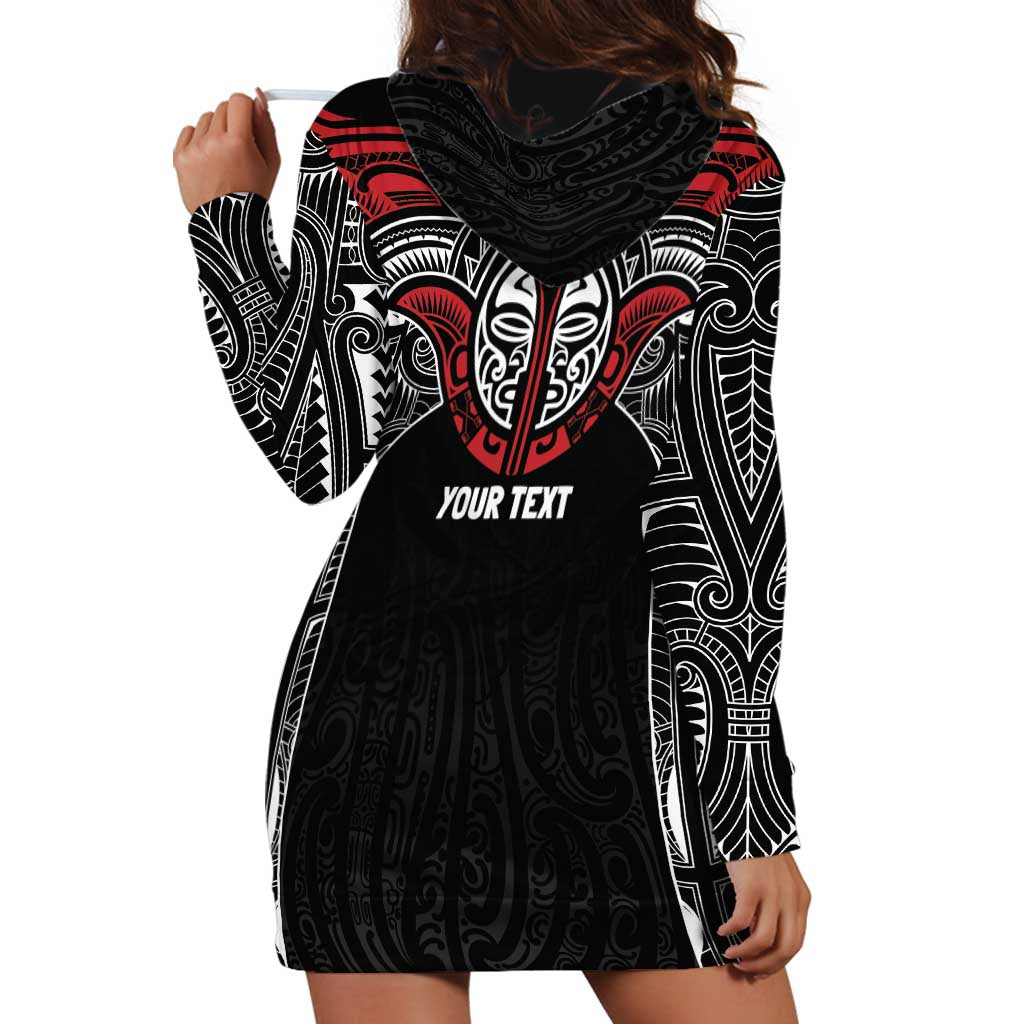 Aotearoa Maori Personalized Hoodie Dress Toitu Te Tiriti Ake! Ake! Ake! LT7 - Polynesian Pride