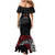 Aotearoa Maori Personalized Mermaid Dress Toitu Te Tiriti Ake! Ake! Ake!