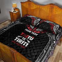 Aotearoa Maori Personalized Quilt Bed Set Toitu Te Tiriti Ake! Ake! Ake! LT7 - Polynesian Pride