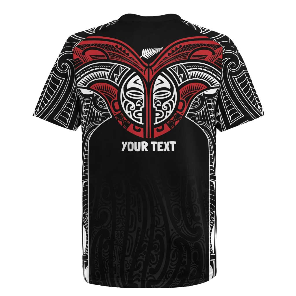 Aotearoa Maori Personalized Rugby Jersey Toitu Te Tiriti Ake! Ake! Ake! LT7 - Polynesian Pride
