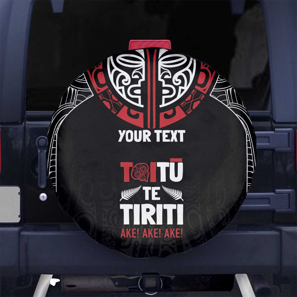 Aotearoa Maori Personalized Spare Tire Cover Toitu Te Tiriti Ake! Ake! Ake! LT7 - Polynesian Pride
