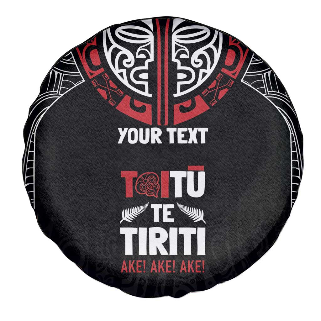 Aotearoa Maori Personalized Spare Tire Cover Toitu Te Tiriti Ake! Ake! Ake! LT7 - Polynesian Pride