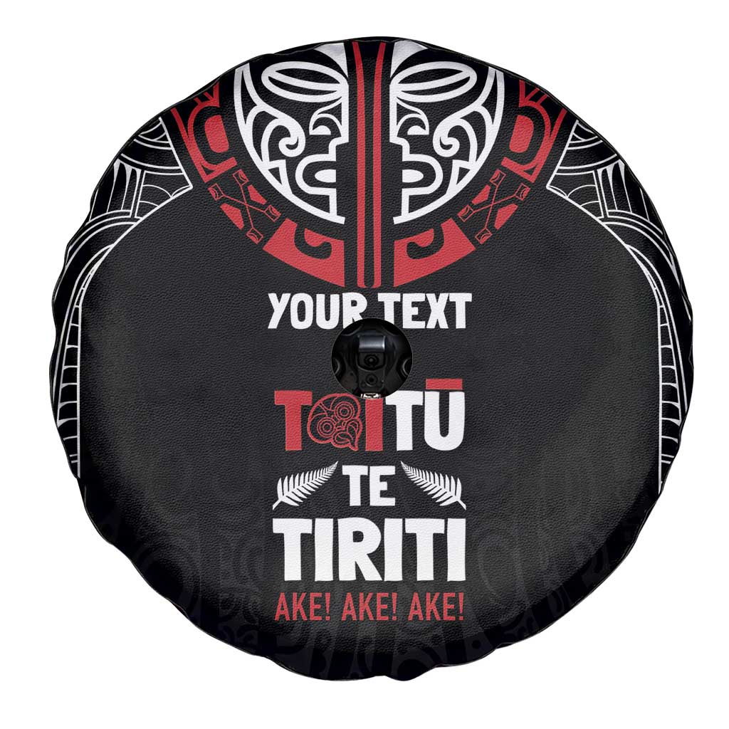 Aotearoa Maori Personalized Spare Tire Cover Toitu Te Tiriti Ake! Ake! Ake! LT7 - Polynesian Pride