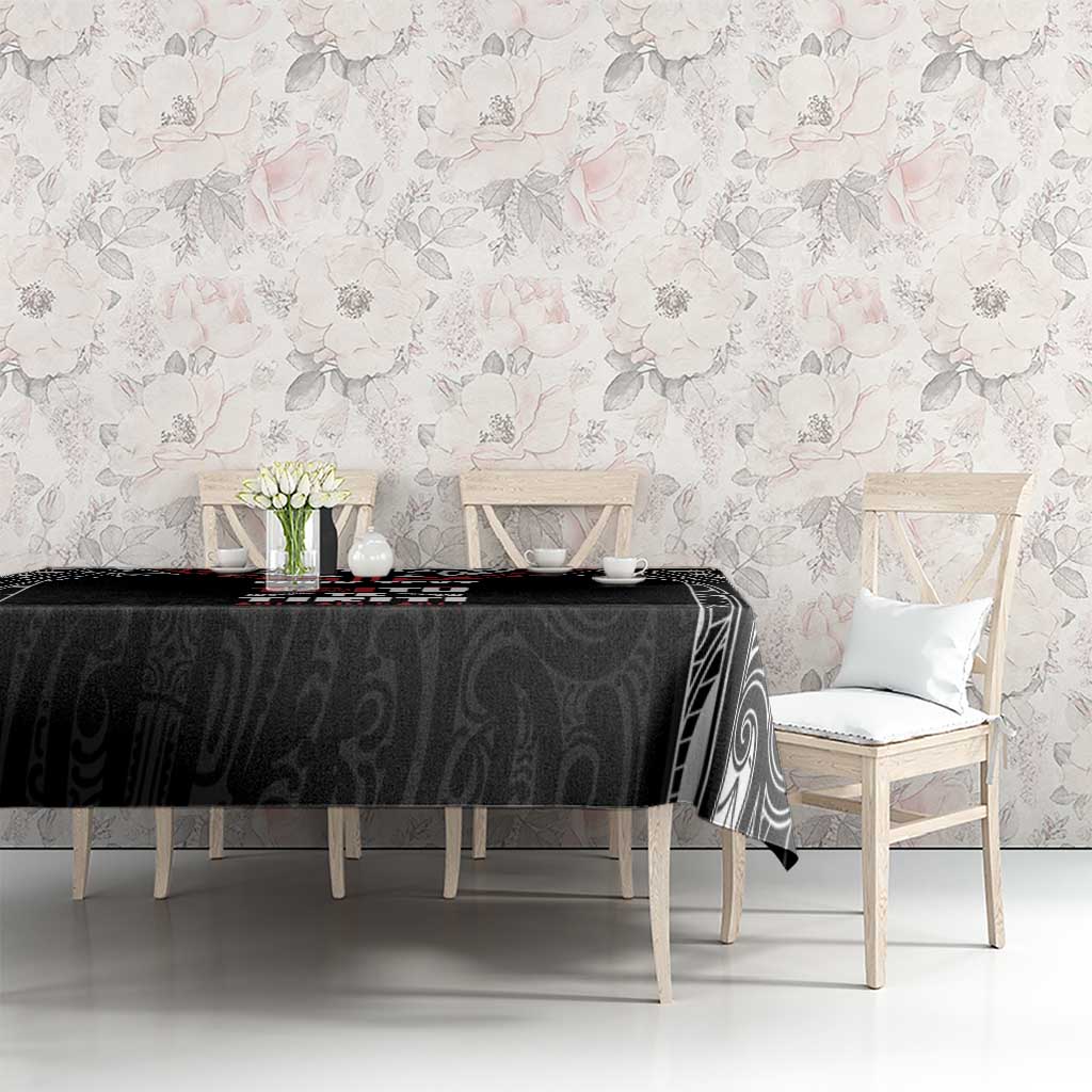 Aotearoa Maori Personalized Tablecloth Toitu Te Tiriti Ake! Ake! Ake! LT7 - Polynesian Pride