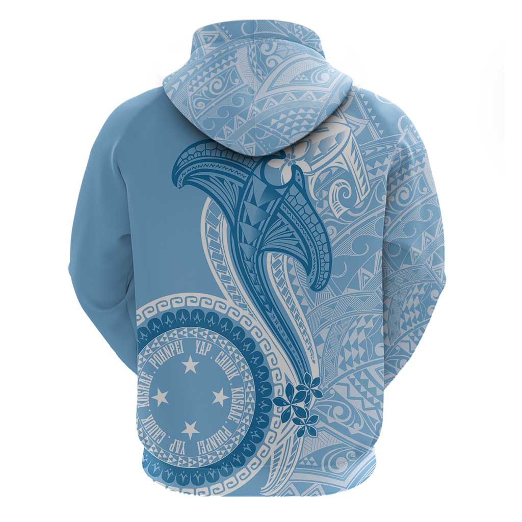 Micronesia FSM Hoodie Shark and Manta Classic Style