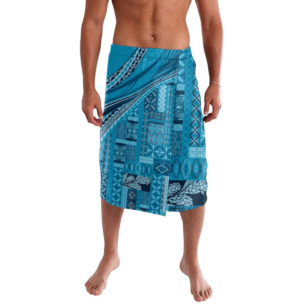 Pasifika Women's Day - Samoa Siapo Malu Tattoo Inspired Lavalava Turquoise