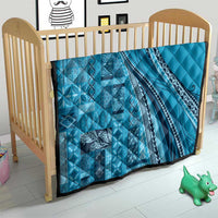 Pasifika Women's Day - Samoa Siapo Malu Tattoo Inspired Quilt Turquoise LT7 - Polynesian Pride