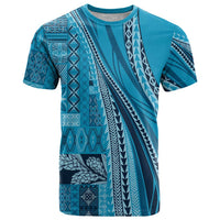 Pasifika Women's Day - Samoa Siapo Malu Tattoo Inspired T Shirt Turquoise LT7 Turquoise - Polynesian Pride