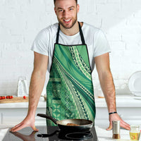 Pasifika Women's Day - Samoa Siapo Malu Tattoo Inspired Apron Jade LT7 - Polynesian Pride