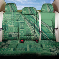 Pasifika Women's Day - Samoa Siapo Malu Tattoo Inspired Back Car Seat Cover Jade LT7 One Size Jade - Polynesian Pride