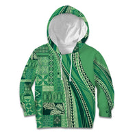 Pasifika Women's Day - Samoa Siapo Malu Tattoo Inspired Kid Hoodie Jade LT7 Hoodie Jade - Polynesian Pride