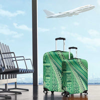 Pasifika Women's Day - Samoa Siapo Malu Tattoo Inspired Luggage Cover Jade LT7 - Polynesian Pride