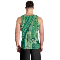 Pasifika Women's Day - Samoa Siapo Malu Tattoo Inspired Men Tank Top Jade LT7 - Polynesian Pride