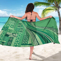 Pasifika Women's Day - Samoa Siapo Malu Tattoo Inspired Sarong Jade LT7 - Polynesian Pride