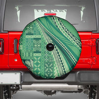 Pasifika Women's Day - Samoa Siapo Malu Tattoo Inspired Spare Tire Cover Jade LT7 - Polynesian Pride
