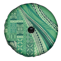 Pasifika Women's Day - Samoa Siapo Malu Tattoo Inspired Spare Tire Cover Jade LT7 - Polynesian Pride