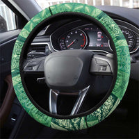 Pasifika Women's Day - Samoa Siapo Malu Tattoo Inspired Steering Wheel Cover Jade LT7 - Polynesian Pride