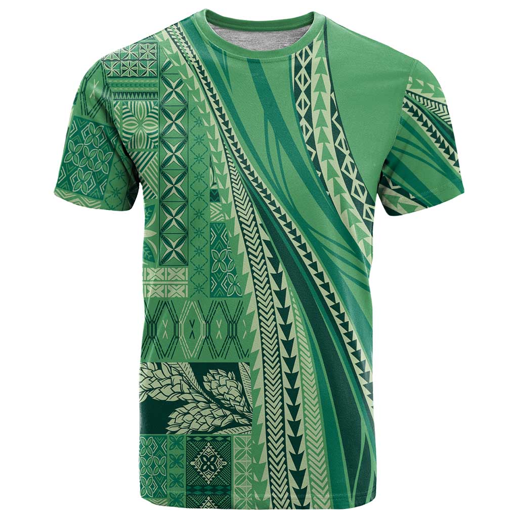 Pasifika Women's Day - Samoa Siapo Malu Tattoo Inspired T Shirt Jade LT7 Jade - Polynesian Pride