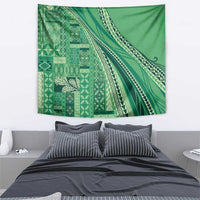 Pasifika Women's Day - Samoa Siapo Malu Tattoo Inspired Tapestry Jade LT7 - Polynesian Pride
