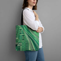 Pasifika Women's Day - Samoa Siapo Malu Tattoo Inspired Tote Bag Jade LT7 - Polynesian Pride