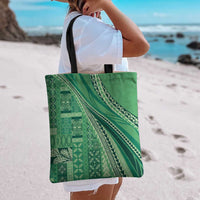Pasifika Women's Day - Samoa Siapo Malu Tattoo Inspired Tote Bag Jade LT7 - Polynesian Pride