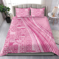 Pasifika Women's Day - Samoa Siapo Malu Tattoo Inspired Bedding Set Pink LT7 - Polynesian Pride